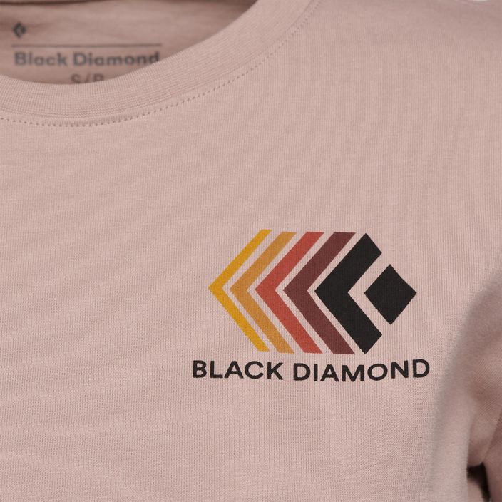 Tricou pentru femei Black Diamond Faded Crop pale mauve 6