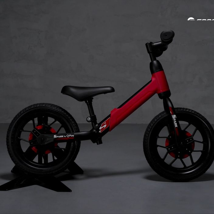 Bicicletă fără pedale pentru copii Qplay Spark, roșu, 3870 7