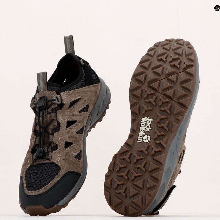Jack Wolfskin cizme de trekking pentru bărbați Woodland 2 Hybrid Low maro 4051301 11