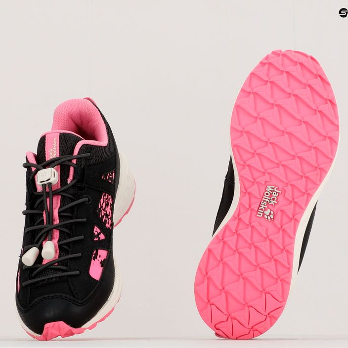 Jack Wolfskin Vili Sneaker Low cizme de drumeție pentru copii negru 4056841 12
