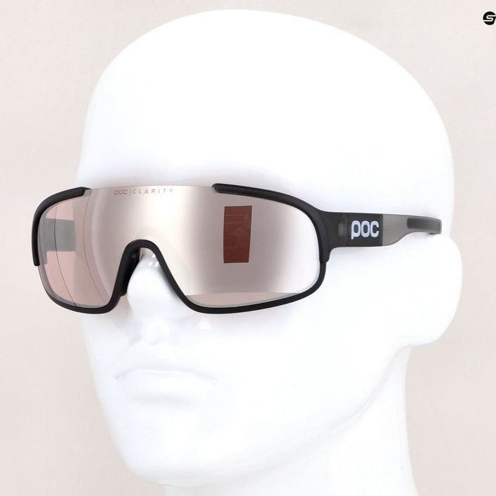 Ochelari de protecție pentru bicicletă POC Crave uranium black translucent/grey 7