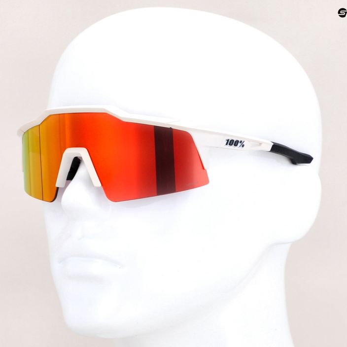 Ochelari de ciclism 100% Speedcraft Sl Multilayer Multilayer Mirror Lens alb STO-61002-412-01 9