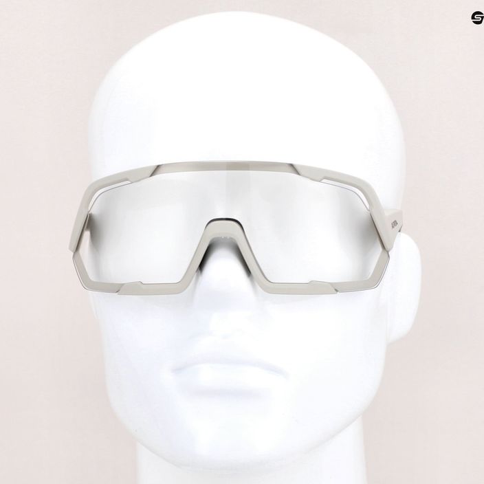 Ochelari de protecție pentru bicicletă Alpina Rocket V cool grey matt/clear 7