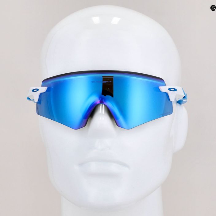 Ochelari de soare Oakley Encoder pentru bărbați, alb/albastru 0OO9471 7