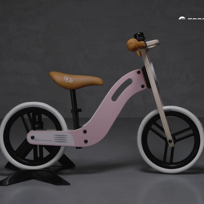 Bicicletă fără pedale pentru copii Kinderkraft Uniq, roz, KKRUNIQPNK0000 7