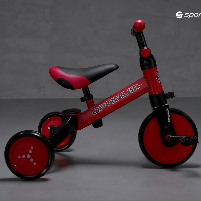 Bicicletă pentru copii Milly Mally 3in1 Optimus, roșu, 2712 9
