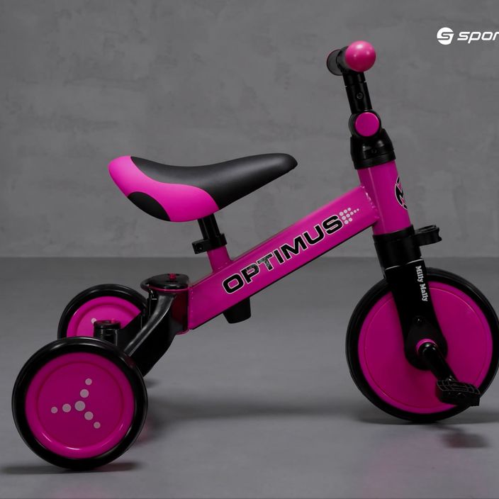 Bicicletă pentru copii Milly Mally 3in1 Optimus, roz, 2711 8