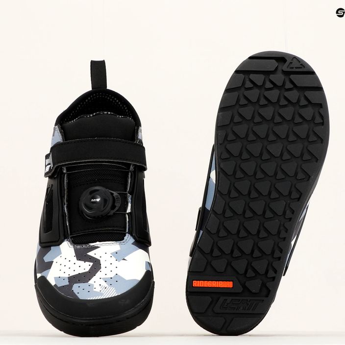Pantofi de ciclism cu platformă pentru bărbați Leatt 3.0 Flat Pro gri/negru 3023048755 13
