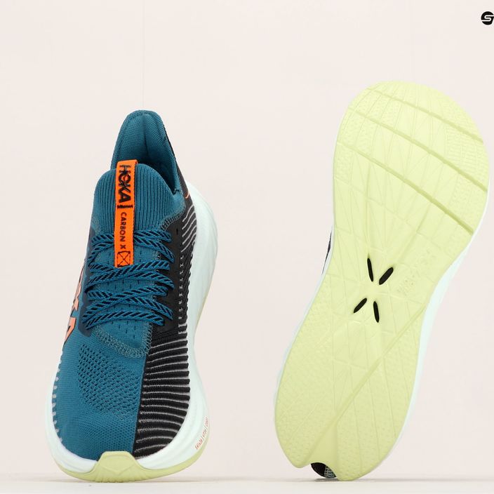 Pantofi de alergare pentru bărbați HOKA Carbon X 3 albastru 1123192-BCBLC 12