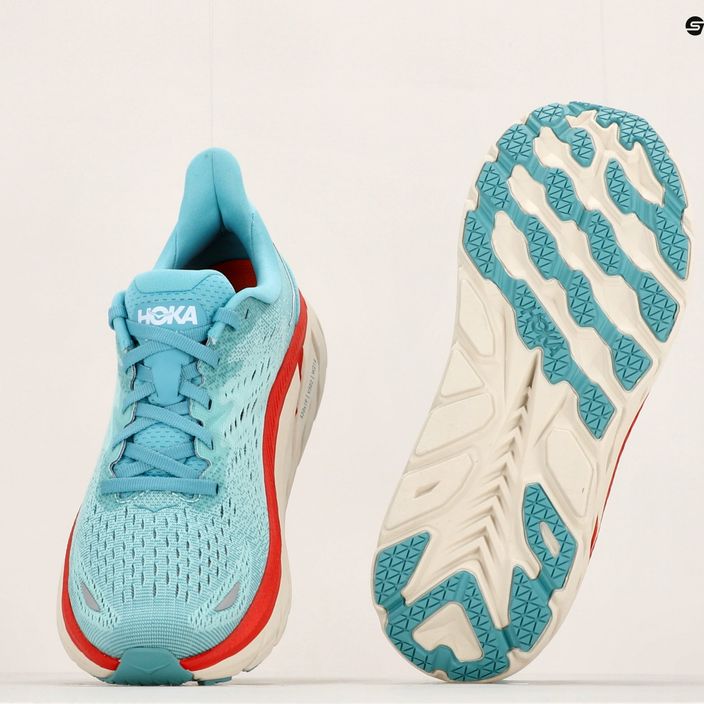 Pantofi de alergare pentru femei HOKA Clifton 8 albastru 1119394-AEBL 17