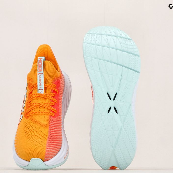 Pantofi de alergare pentru bărbați HOKA ONE ONE ONE Carbon X 3 portocaliu 1123192-RYCM 17