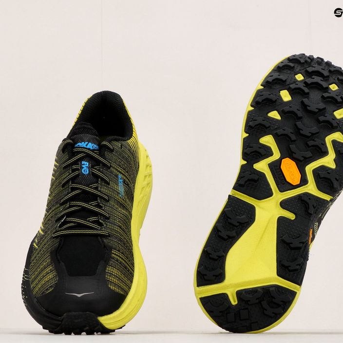 Pantofi de alergare pentru femei HOKA Evo Speedgoat negru/galben 1111430-CIB 13