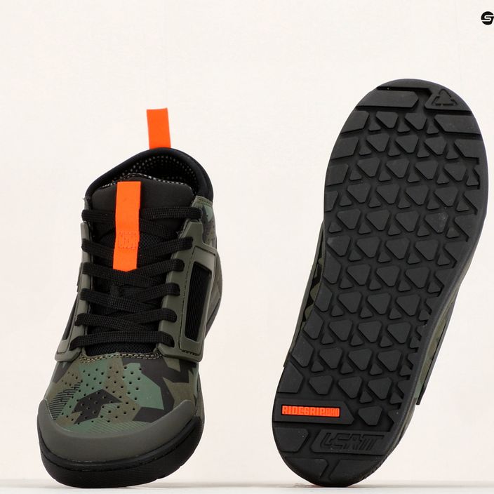 Pantofi de ciclism cu platformă pentru bărbați Leatt 3.0 Flat verde/negru 3023048655 16