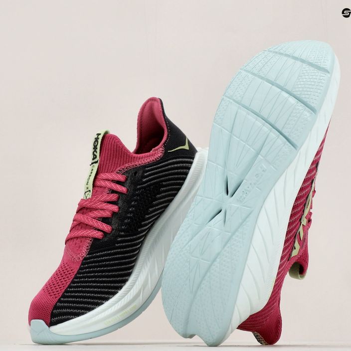 Pantofi de alergare pentru femei HOKA Carbon X 3 roz 1123193-FFBL 14