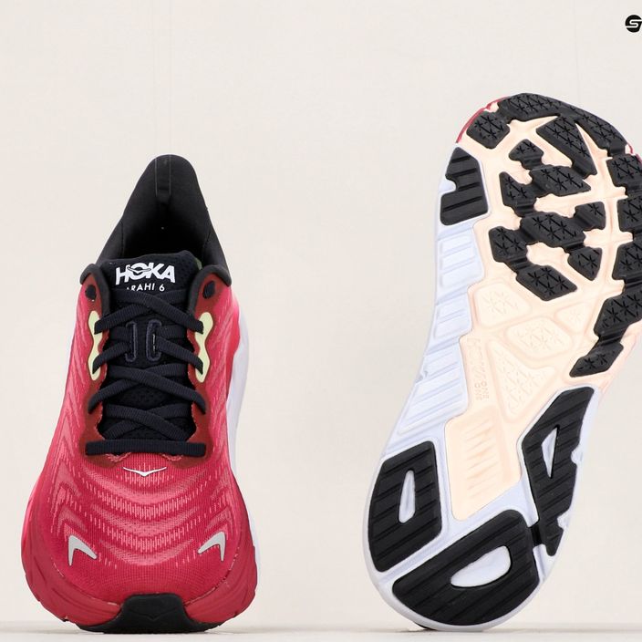 Pantofi de alergare pentru femei HOKA Arahi 6 roz 1123195-FFIR 12