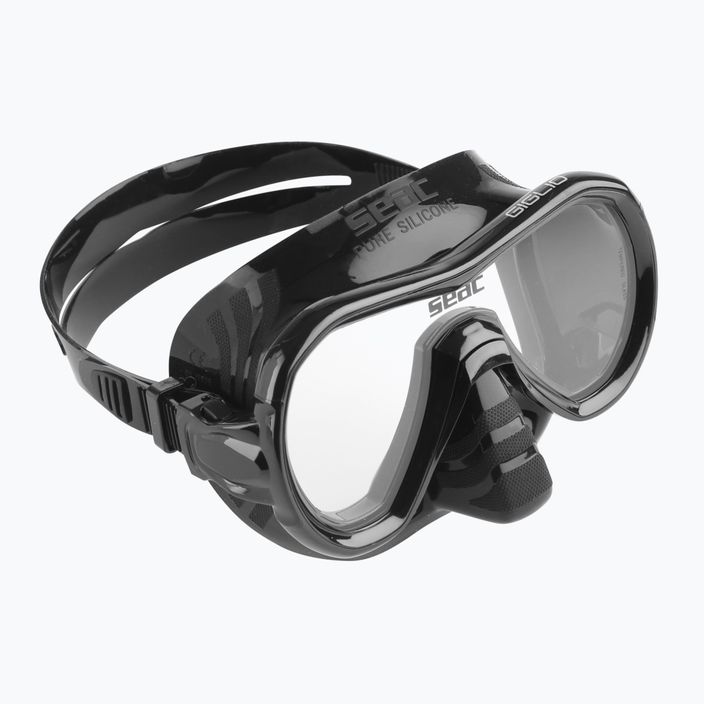 SEAC Giglio mască de scufundări negru 3