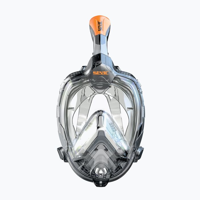 SEAC Libera negru/portocaliu mască completă pentru snorkelling 2
