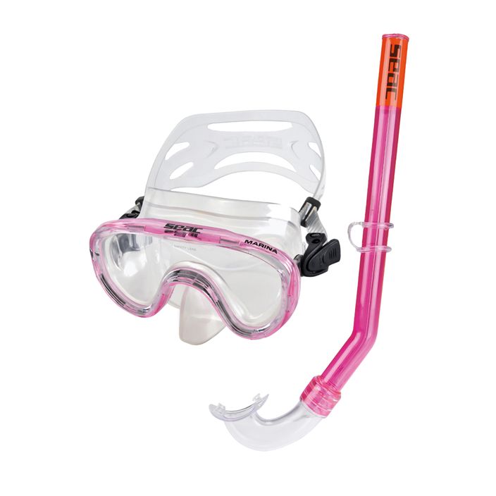 Set de snorkeling pentru copii SEAC Marina pink 2