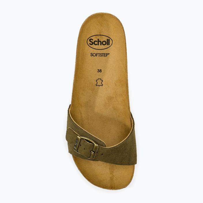 Papuci pentru femei Scholl Estelle Sue khaki 5