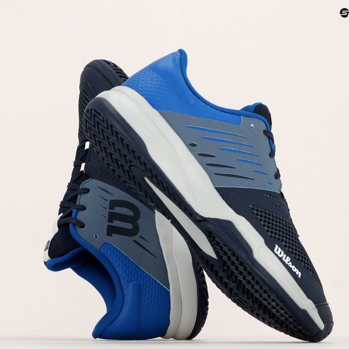 Pantofi de tenis pentru bărbați Wilson Kaos Devo 2.0 albastru marin WRS330310 12