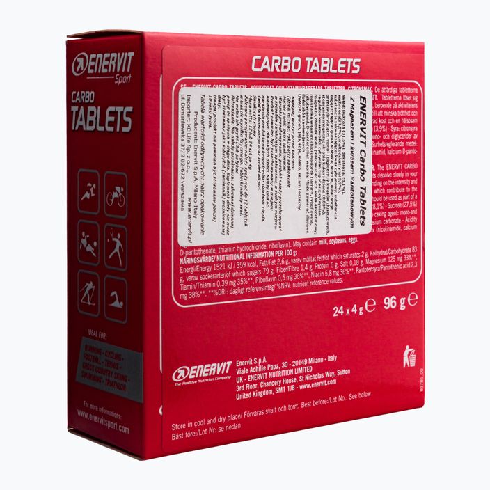 Chew Carbo Carbo Enervit carbohidrați 24 comprimate lămâie 98378 2