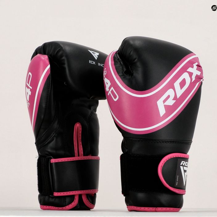 RDX mănuși de box pentru copii negru și roz JBG-4P 18
