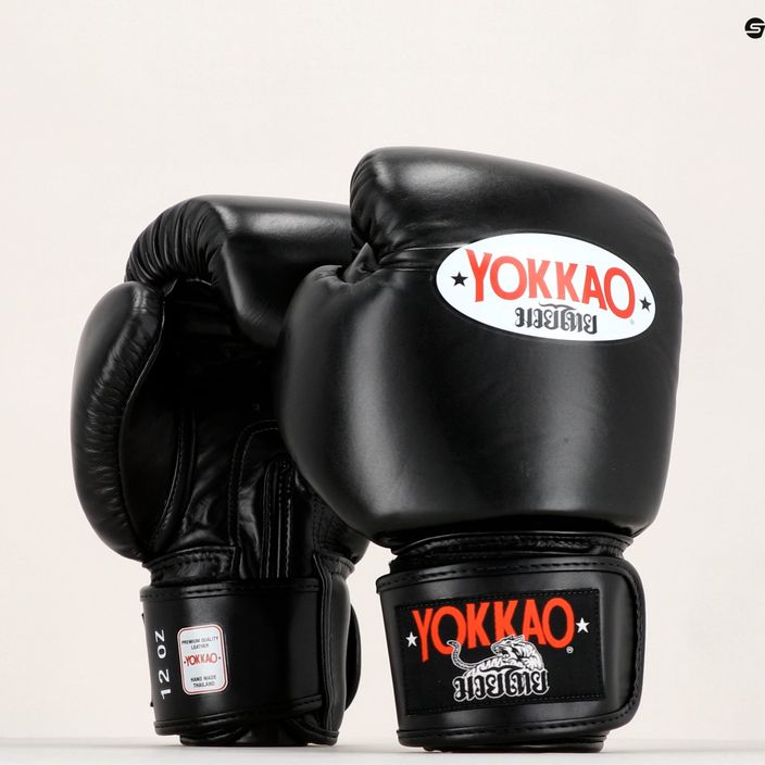 YOKKAO Matrix mănuși de box negru BYGL-X-1 8