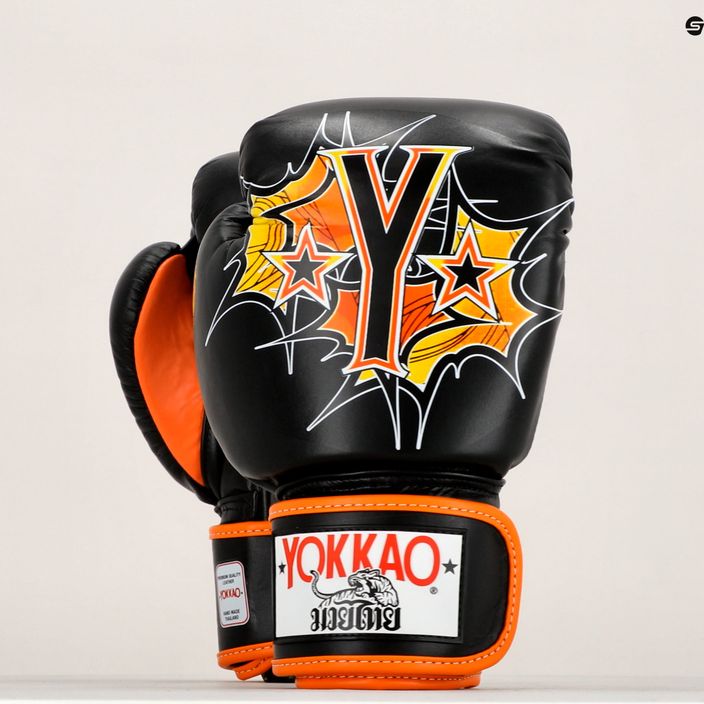 YOKKAO Pad Thai mănuși de box negru FYGL-69-1 7