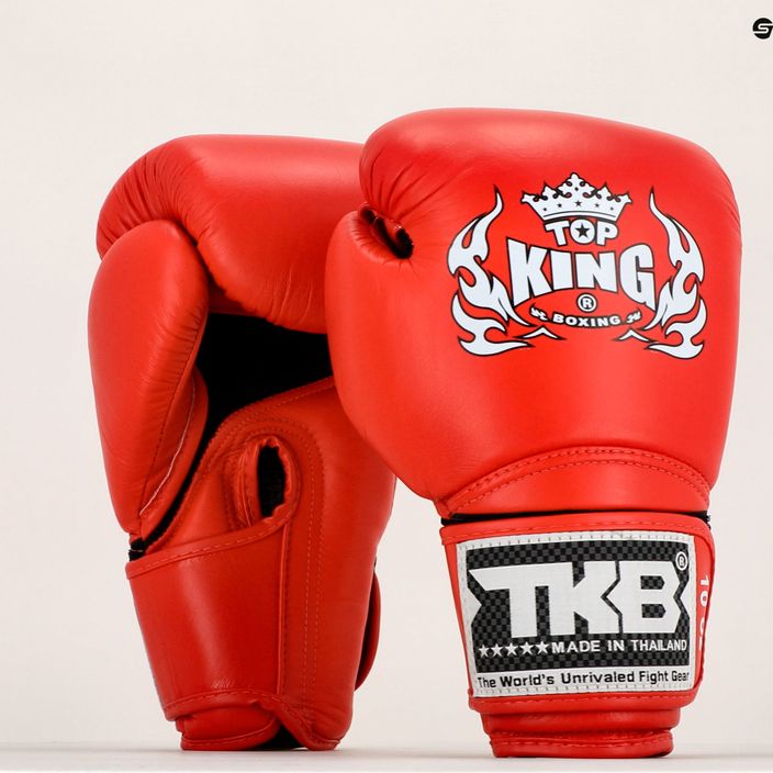 Top King Muay Thai Muay Thai Super Air mănuși de box roșu TKBGSA-RD 7