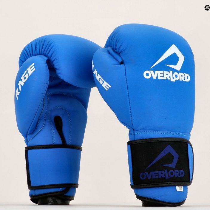 Mănuși de box Overlord Rage albastru 100004-BL/10OZ 10