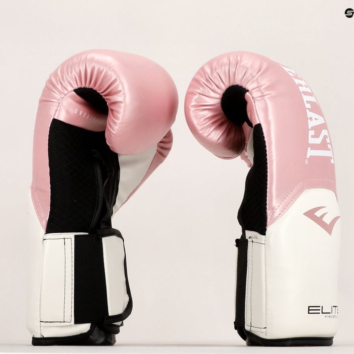Mănuși de box pentru femei EVERLAST Pro Style Elite 11, roz, EV2500 PINK/WHT-12 oz. 7