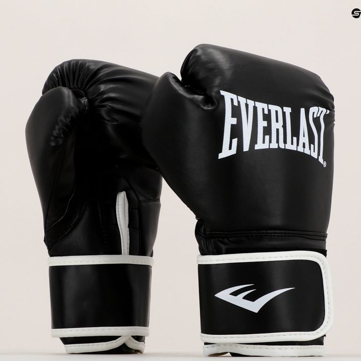 Mănuși de box pentru bărbați EVERLAST Core 2, negru, EV2100 BLK-S/M 7