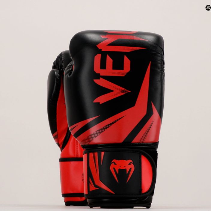 Venum Challenger 3.0 roșu/negru Mănuși de box 03525-100-10OZ 7