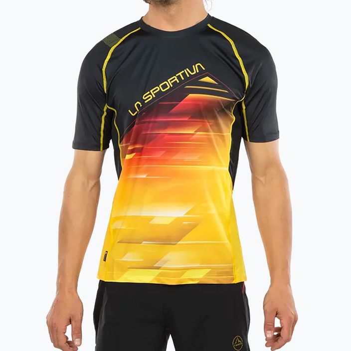 Tricou de alergat pentru bărbați LaSportiva Wave galben-negru P42999100 3