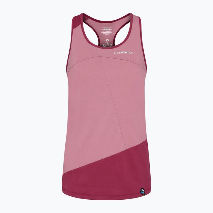 La Sportiva Charm Tank tricou de alpinism pentru femei roz O80405502