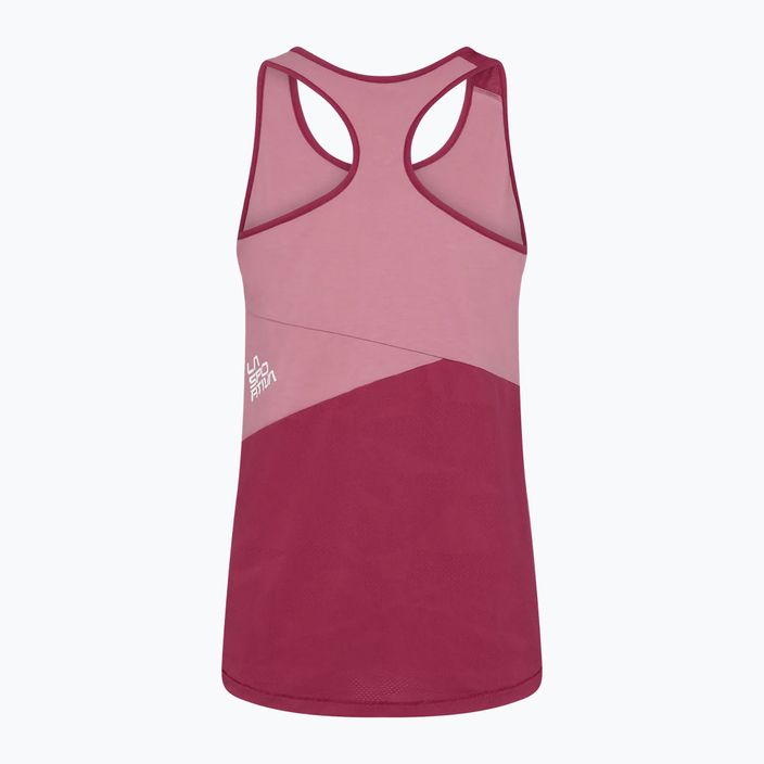 La Sportiva Charm Tank tricou de alpinism pentru femei roz O80405502 2