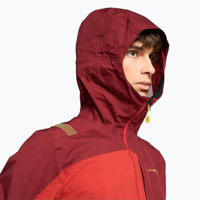 Jachetă de ploaie cu membrană roșie pentru bărbați La Sportiva Northstar Evo Shell Red L57319320 3