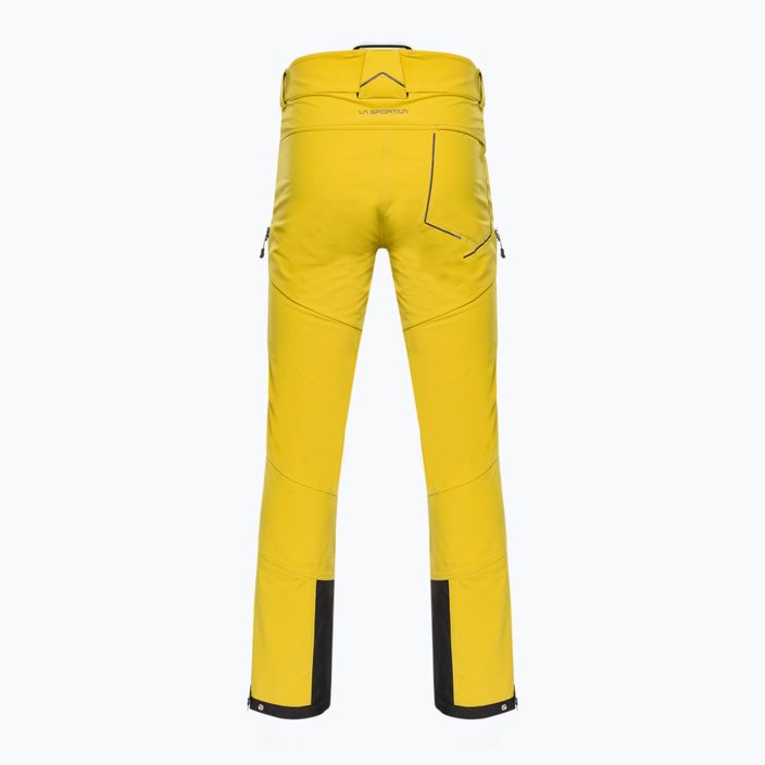 Pantaloni bărbați La Sportiva Excelsior softshell pentru bărbați galben L61723723 2