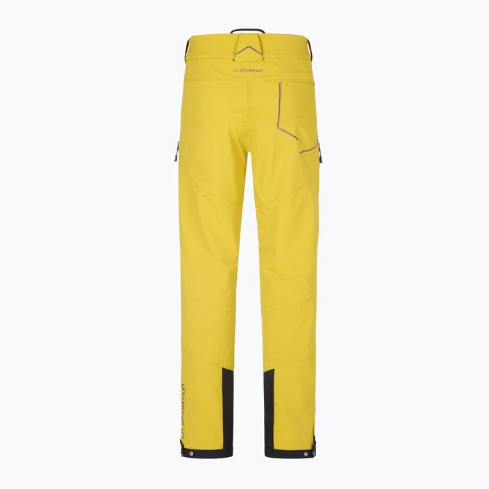 Pantaloni bărbați La Sportiva Excelsior softshell pentru bărbați galben L61723723 6