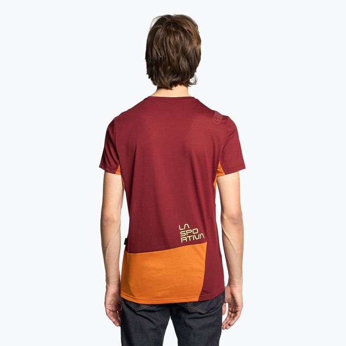 La Sportiva cămașă de cățărare pentru bărbați Grip orange-red N87208320 2