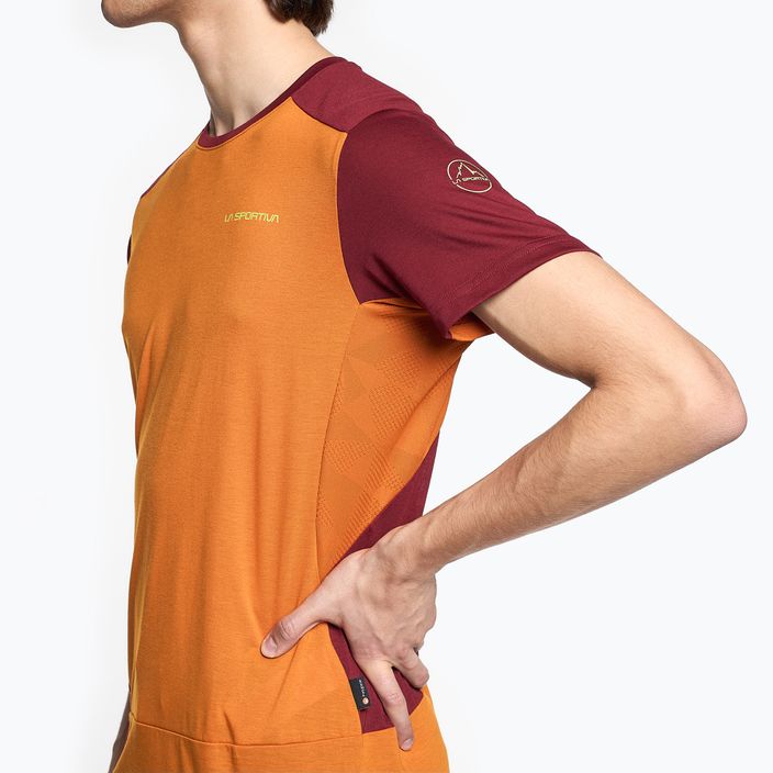 La Sportiva cămașă de cățărare pentru bărbați Grip orange-red N87208320 3