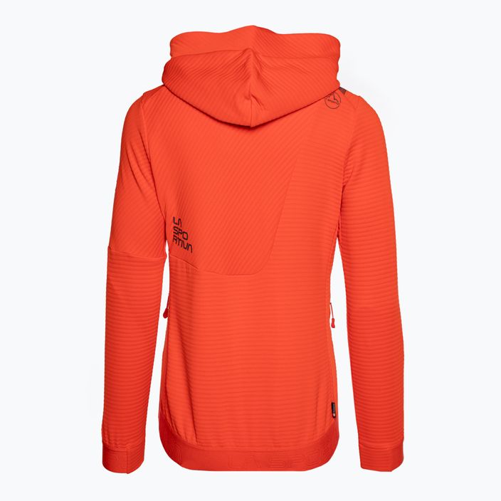 Bluză de cățărat pentru femei LaSportiva Mood Hoody portocalie O65322322 2