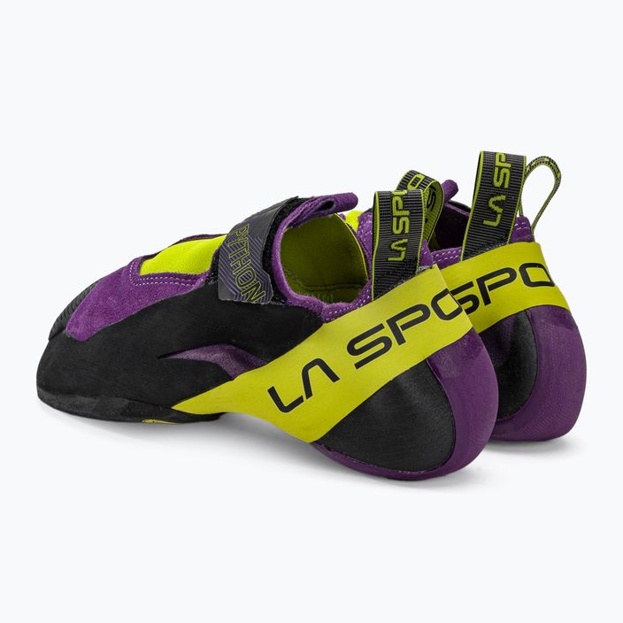 La Sportiva Python pantof de alpinism pentru bărbați negru și violet 20V500729 3