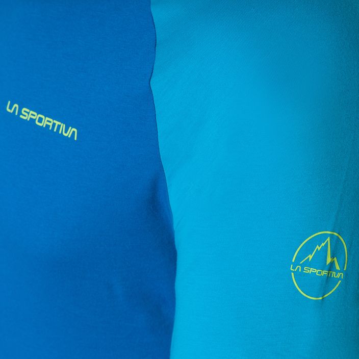 Cămașă de trekking pentru bărbați La Sportiva Back Logo albastru electric/maui 3