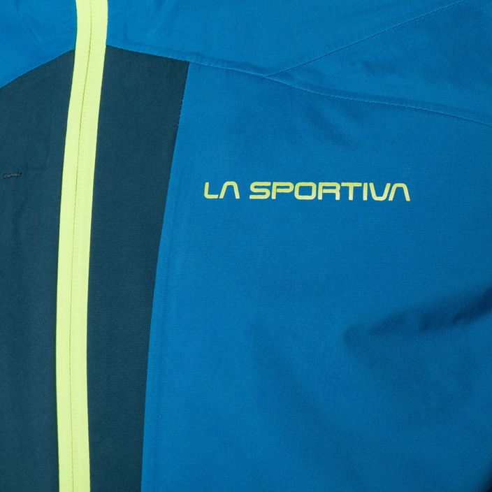 Jachetă de ploaie pentru bărbați La Sportiva Crizzle EVO Shell cu membrană albastru furtună/albastru electric pentru bărbați 8