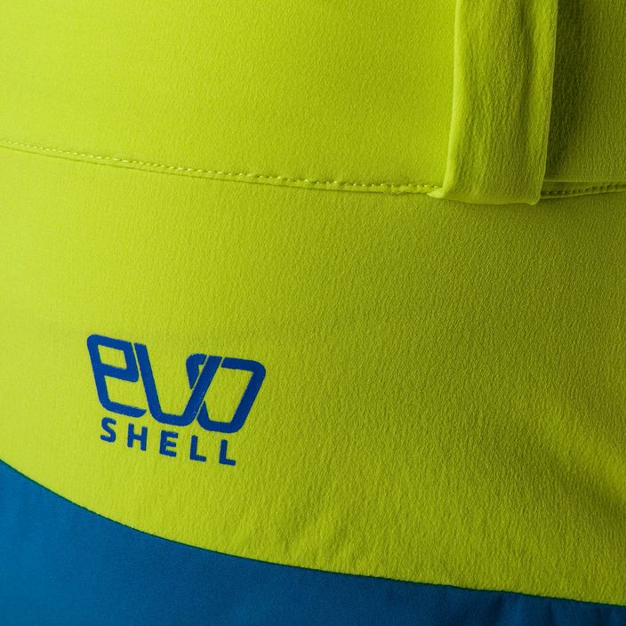 Pantaloni de drumeție pentru bărbați La Sportiva Crizzle EVO Shell sangria/albastru electric cu membrană, pentru bărbați La Sportiva Crizzle EVO Shell sangria/albastru electric 4
