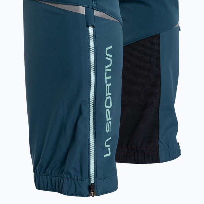 Pantaloni de trekking pentru femei La Sportiva Ikarus albastru furtună/iceberg 4