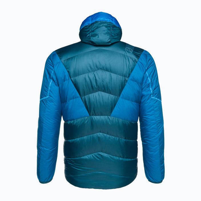 Jachetă bărbătească La Sportiva Bivouac Down pentru bărbați albastru furtună/albastru electric 9