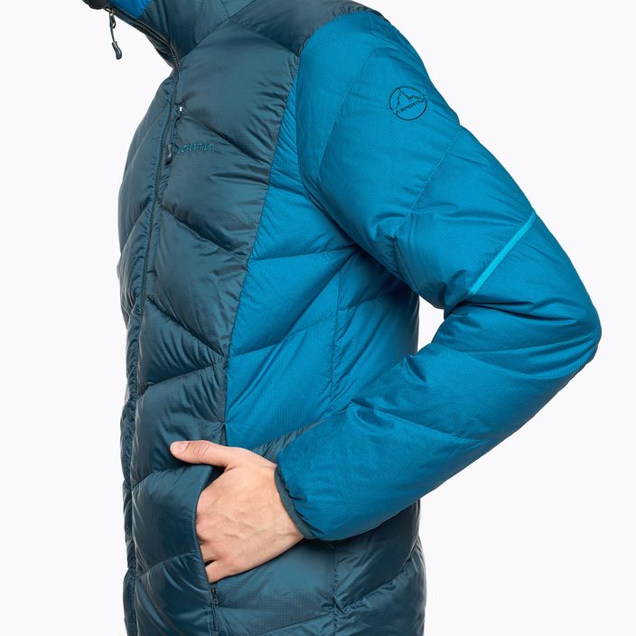 Jachetă bărbătească La Sportiva Bivouac Down pentru bărbați albastru furtună/albastru electric 6