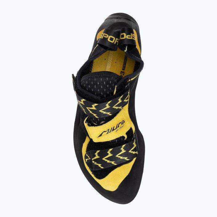 La Sportiva Miura VS pantofi de alpinism pentru bărbați negru/galben 555 6